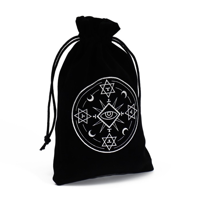 Руны гадальные &laquo;Ведьмины&raquo;, 28 рун, бархатный мешочек (12х18 см), 16+