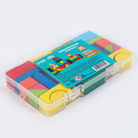 Конструктор &laquo;Городок&raquo;, в пластиковом кейсе, кубик: 1.9 &times; 1.9 см