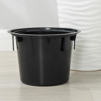 Кашпо для цветов со вставкой &laquo;Оазис&raquo;, 25 л (5 л), цвет белый