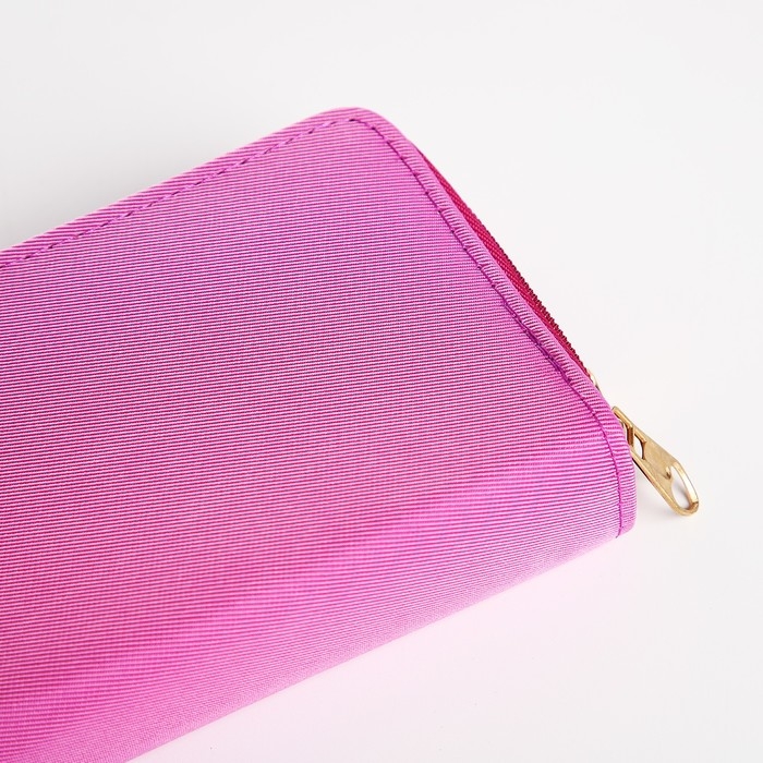 Кошелёк женский на молниях, цвет сиреневый