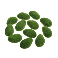 Мох искусственный &laquo;Камни&raquo;, мохнатый, набор 12 шт., Greengo