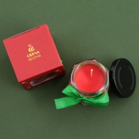 Свеча новогодняя в банке &laquo;Исполнения заветной мечты&raquo;, аромат лесные ягоды, 6,5 х 5,5 см