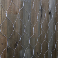 Гирлянда &laquo;Сеть&raquo; 2 &times; 3 м, IP44, УМС, прозрачная нить, 384 LED, свечение мульти, 220 В