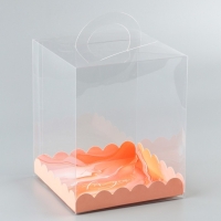 Коробка кондитерская, сундук, упаковка, &laquo;Вкусные истории&raquo;, 14 х 14 х 18 см