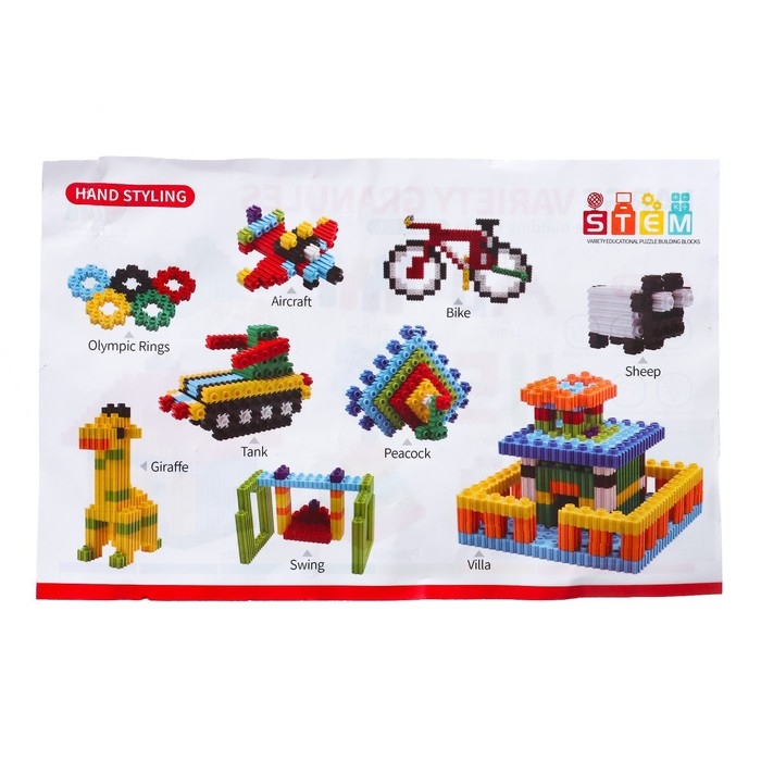 Конструктор обучающий &laquo;Объёмный пазл&raquo;, 75 деталей