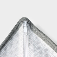 Органайзер для хранения белья Доляна &laquo;Нить&raquo;, 24 ячейки, 32&times;32&times;10 см, цвет серый