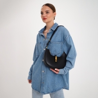 Сумка женская TEXTURA, маленький размер, цвет чёрный