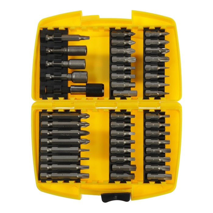 Набор бит и торцевых головок ТУНДРА, 45 предметов