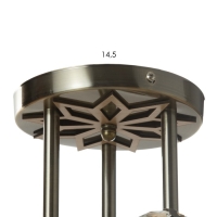 Люстра "Фриони" 3 лампы 40Вт Е27 бронза 45х45х26