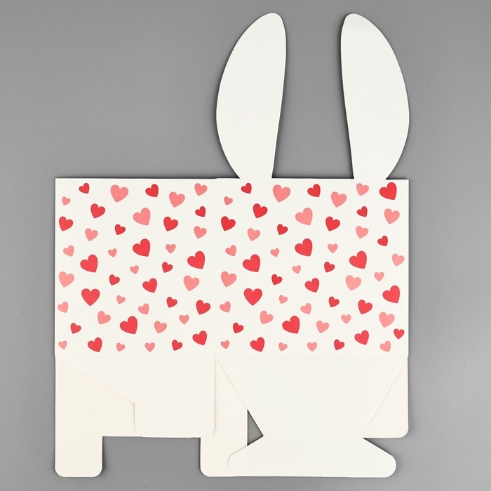 Коробки для мини букетов &laquo;Зайка&raquo;, 12 &times; 20 &times; 10 см