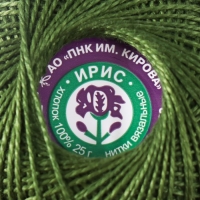 Нитки вязальные "Ирис" 150м/25гр 100% мерсеризованный хлопок цвет 4306
