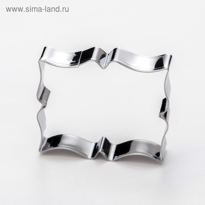 Набор форм для печенья &laquo;Рамка для пожелания&raquo;, 4 шт, цвет серебристый