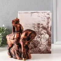 Фигура гипс &laquo;Богатырь на коне&raquo;, 25&times;19&times;11 см