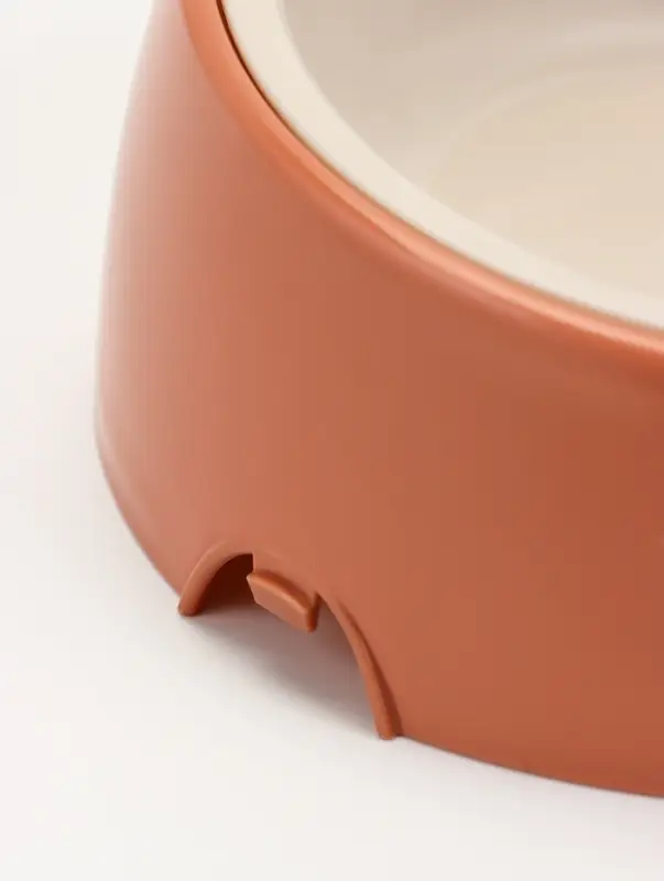 Лего-миска ALTA для животных с наклоном 0,3л КИРПИЧНАЯ