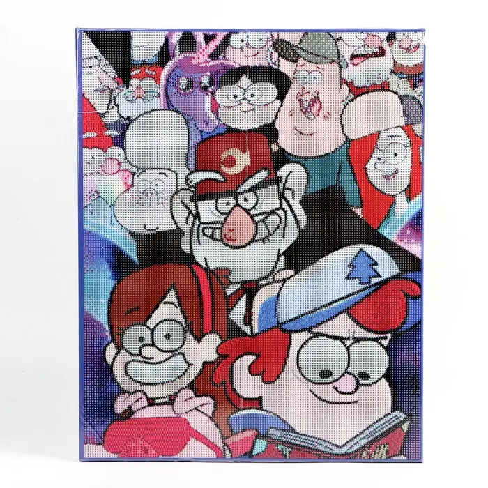 Алмазная вышивка полное заполнение Гравити Фолз, на раме, 40*50 см