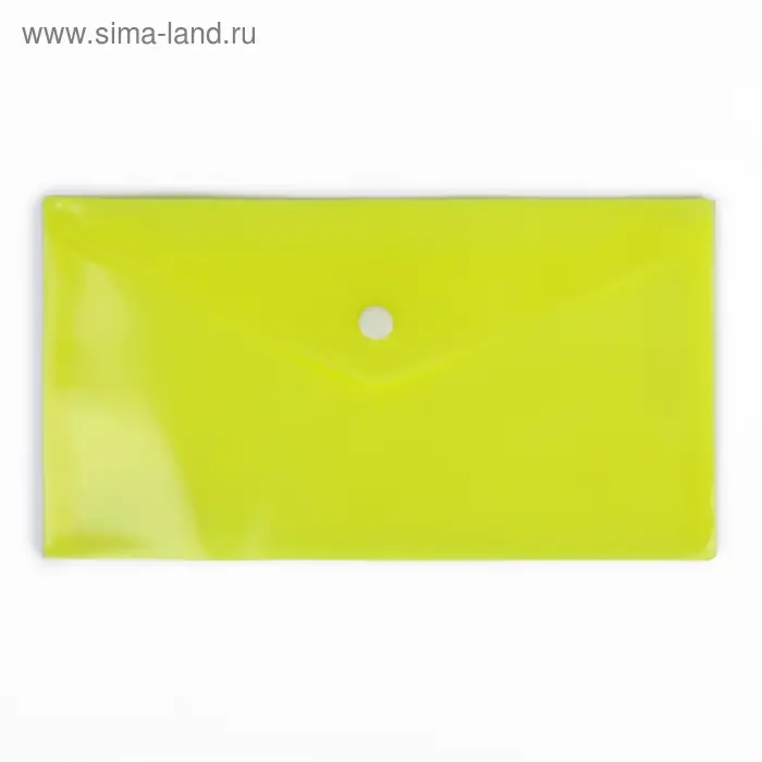 Папка-конверт на кнопке, travel, 180 мкм, рифлёная, МИКС