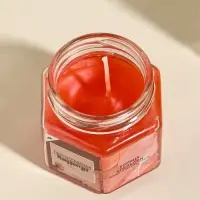 Свеча ароматическая в банке 70 гр воска, корица+аплеьсин