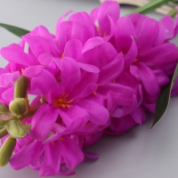 Цветы искусственные "Гиацинт галант" 66х5 см, сиреневый