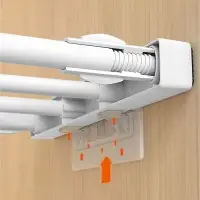 Полкодержатель с клейкой поверхностью ТУНДРА, 120&times;50&times;19 мм, двойной, прозрачный