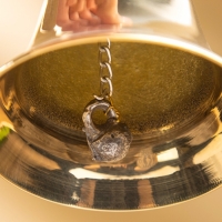 Колокольчик, латунь 8х8х14 см