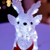 Светильник фигура светодиодная &laquo;Олень&raquo;, 40 см, 50 LED, 220V, БЕЛЫЙ