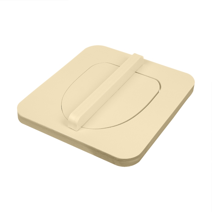 Сиденье для уличного туалета, 38 &times; 50 см, с крышкой, Эконом, пенополистирол