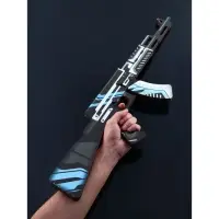 Набор сувенирное оружие &laquo;Геометрия&raquo;, автомат, пистолет, нож охотничий, 3 шт