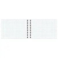 Блокнот А6 40 листов, в клетку, на гребне, Paper art, обложка мелованный картон, МИКС