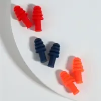 Беруши, 3&times;1.3 см, в футляре, фасовка 10 шт., силиконовые, МИКС