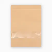 Пакет Zip - lock Крафт с прямоугольным окном 18&times;26 см
