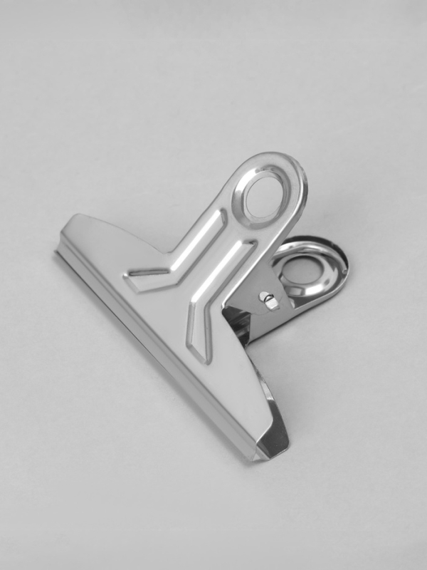 Прищепка металлическая 7,5&times;3,5&times;5 см, (фасовка 20 шт.), цвет хром