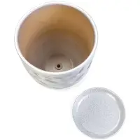 Горшок цветочный с поддоном 5 л, керамика "Узор" (М)