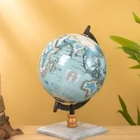 Глобус сувенирный 18х15х25 см, подставка мрамор
