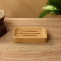 Мыльница 12,5х8 см, бамбук