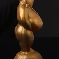 Фигура "Богиня плодородия" 13х6х6 см, бронза