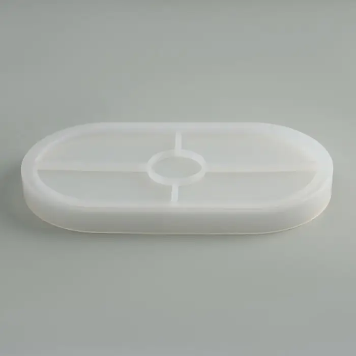 Подставка из гипса. Набор для создания поддона с красками &laquo;Овал&raquo;