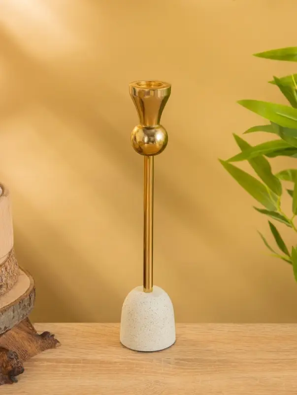 Подсвечник "Ферзь" 5х5х25 см, алюминий