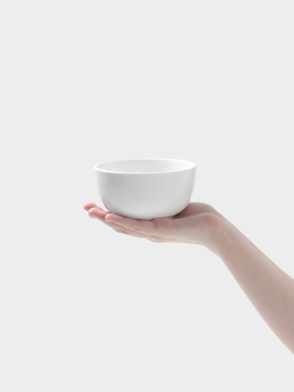 Тарелка для риса Hanna Kn&ouml;vell, d=12.4 см, фарфор, белая