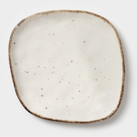 Блюдо для подачи Magistro "Alpine Frost" 23см 23х21х2,5 цвет белый