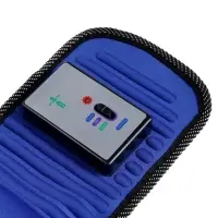 Массажер для похудения LEM-09, пояс, 128 см, 220 В, синий