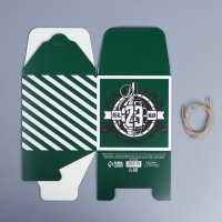 Коробка подарочная складная, упаковка, &laquo;С 23 февраля&raquo;, 12 х 12 х 12 см