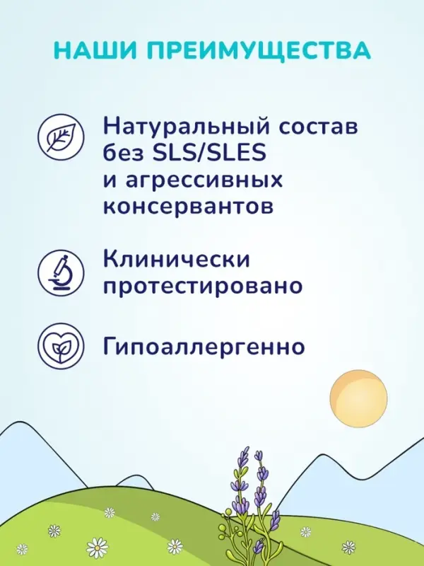 Гель для подмывания малыша AQA baby, 250 мл