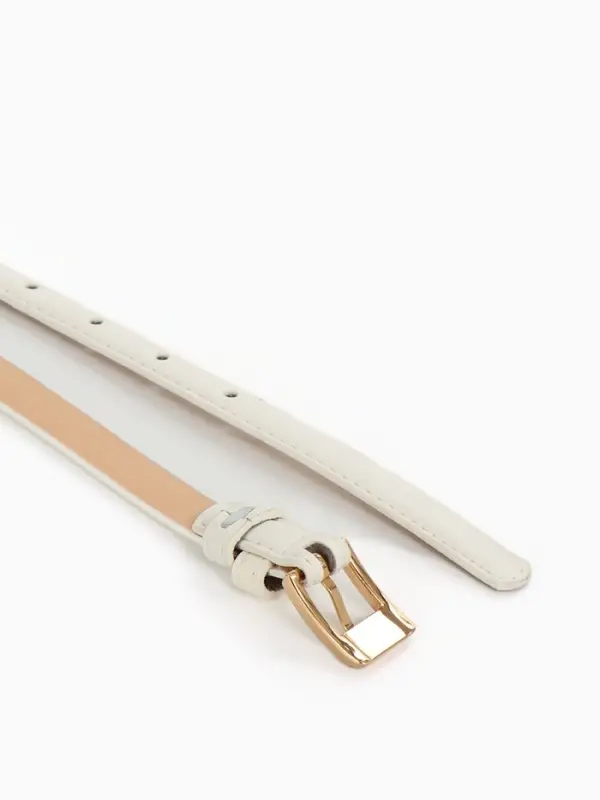 Ремень жен 02-01-01-01, Март2501, 1,3*0,3*110 см, без винта, пряж золото, 1 прокол,