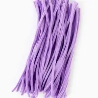 Синельная проволока, набор 100 шт, размер 1 шт 30х0,8 см, цвет сиреневый