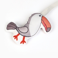 Развивающая игрушка &laquo;Подушечка Зверята&raquo;, прорезыватель, погремушка, зеркало, Крошка Я