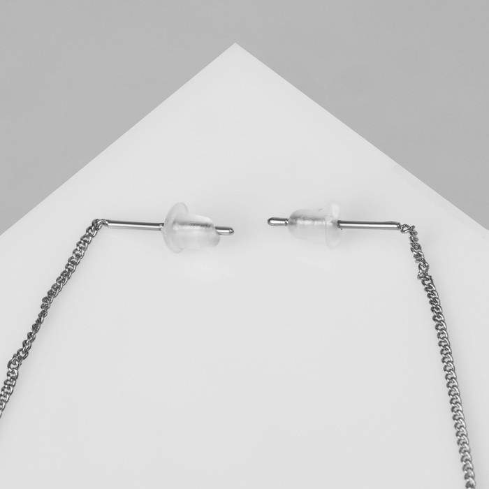 Серьги висячие &laquo;Цепочки&raquo; искра, цвет МИКС, 8,7 см