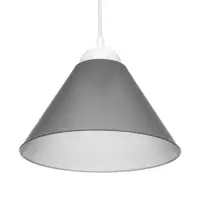 Плафон отдельный &laquo;Конус&raquo;, Е27, дымчатый, 25&times;25&times;15 см