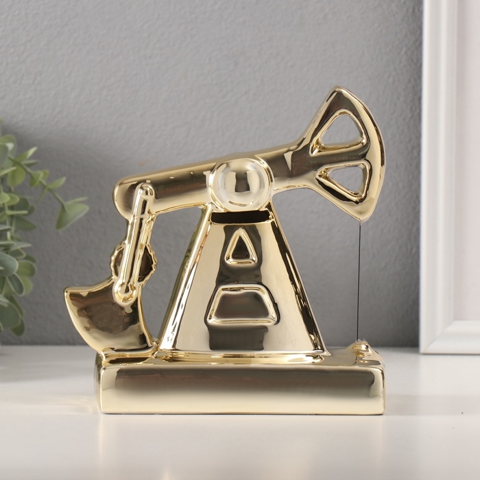 Копилка керамика "Нефтяная вышка" 8х17х16,9 см