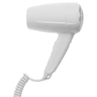 Фен LGE-006, 1600 Вт, настенный, 2 скорости, крепление, белый