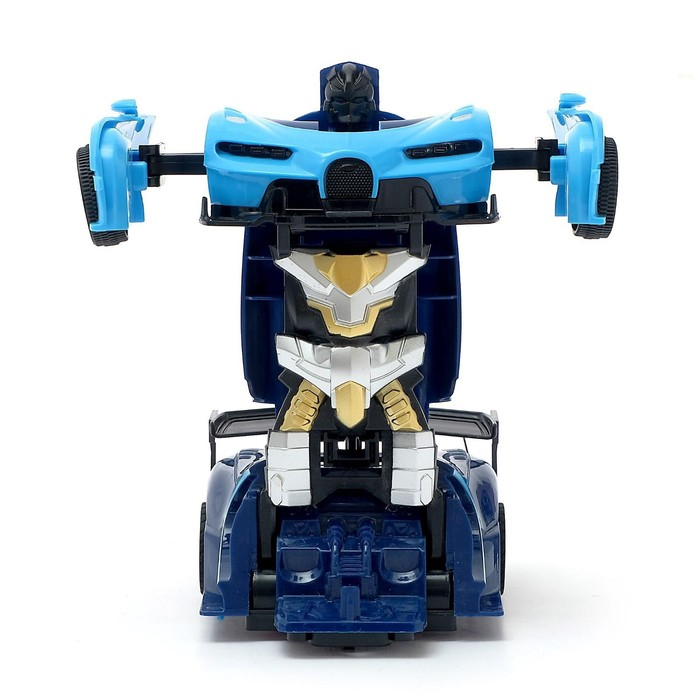 Робот радиоуправляемый &laquo;Спорткар&raquo;, трансформируется, работает от батареек, цвета МИКС